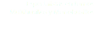 Especialistas en tornos
Multihusillos y Monohusillos